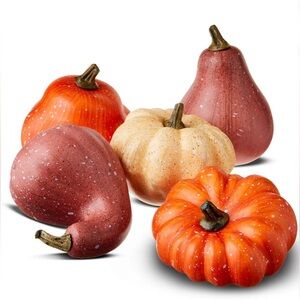Mini Foam Pumpkins Tabletop Decor